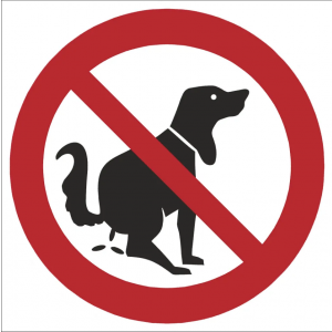 ВС-022 - Знак «Выгул собак запрещен»