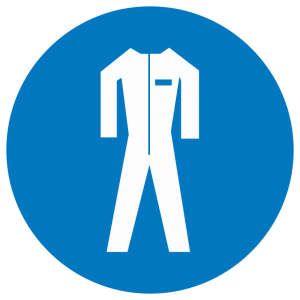Знак безопасности светоотражающий M-07 «Работать в защитной одежде»