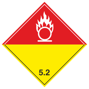 Знак безопасности 5.2 «Органические пероксиды» (белые буквы)